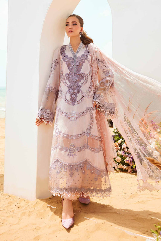 3 Piece Unstitched Embroidered Jacquard Lawn Suit | EID LAWN-25-02 EL-25-02-Default In Stock